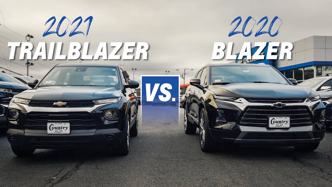 The Chevrolet TRAILBLAZER vs. BLAZER YouTube