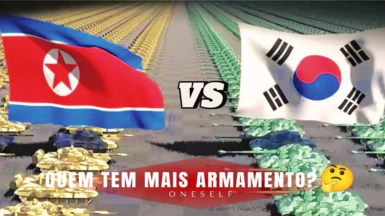 Coreia do Norte vs Coreia do Sul: A Batalha de Poder Militar em 2024! Quem Leva a Melhor?