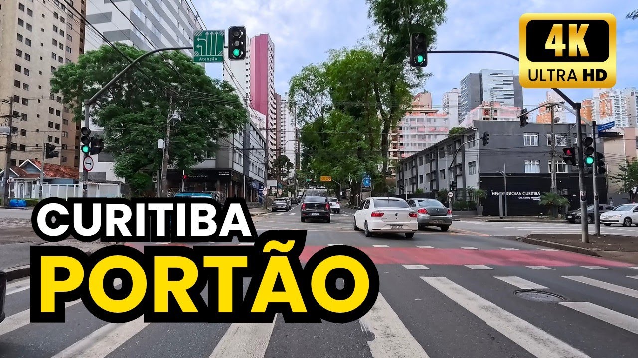 Curitiba 4K: Imersão Urbana pelo Bairro Portão [Driving Tour 2026] rápida sentido centro