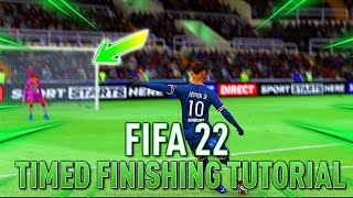 HOW TO *ALWAYS* SCORE IN FIFA 22! GREEN TIMED FINISHING TUTORIAL! - #FIFA22 ULTIMATE TEAM