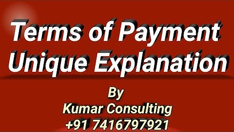 SAP FICO Live Project_Terms of payment