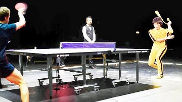 Bruce Lee - Ping Pong With Nunchucks (Remastered/Colorized) IT