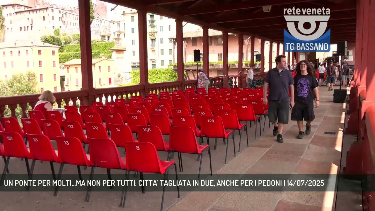 UN PONTE PER MOLTI...MA NON PER TUTTI: CITTA' TAGLIATA IN DUE, ANCHE PER I PEDONI | 14/07/2025