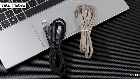 Hoco U139 Type-C Fast Charging Cable 100W 2 in 1 Type-C to iPhone 27W
