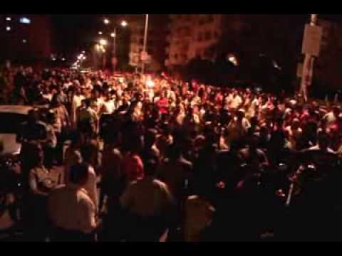 لما يبقى العدد ده في مسيره في الحي الثاني 6 اكتوبر يبقى الثورة لا يمكن تموت