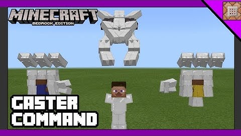 MINECRAFT BEDROCK GASTER COMMAND [COMMAND CREATION]
