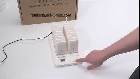 how to onekey shutdown---retekess td157 restaurant pager