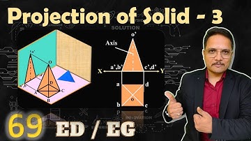 3 Projection of Solid (Basics, Drawing Process & Solved Example) Explained