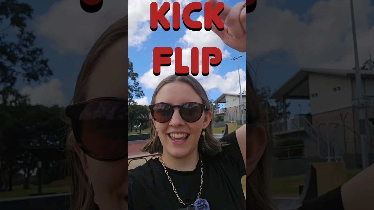 wife calls the tricks #skateboarding #skatefunny #kickflip