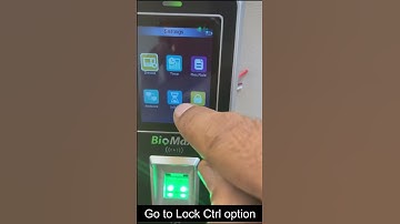 How to disable temper alarm in biometric machine | Access control system