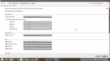 Windows 8.1 How to setup autoplay for DVD Camera USB drive and more