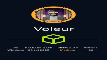 🔥 HackTheBox | Voleur [Medium] Full Walkthrough (Retired 2025)