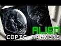 Alien speed drawing | copic markers