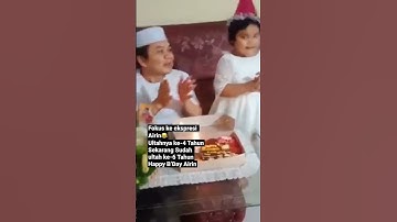 Thumbnail of Selamat ulang tahun airin😂 #eyang #nyanyi buat #cucu #imut dan #menggemaskan #wiwijalil #dailyvlog