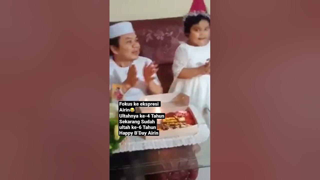 Selamat ulang tahun airin😂 #eyang #nyanyi buat #cucu #imut dan #menggemaskan #wiwijalil #dailyvlog