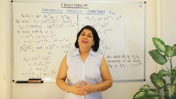 Solubility Product Constant Ksp - Equilibrium (Part 43)