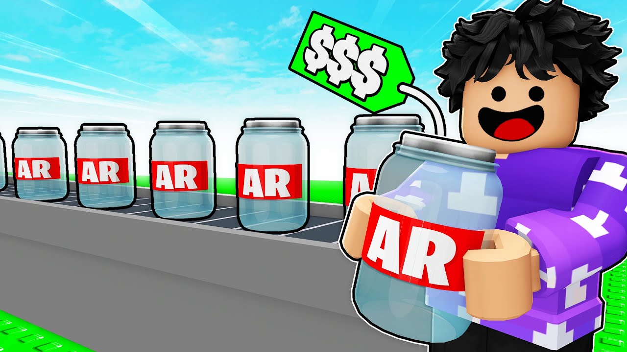 Eu fiquei RICO apenas VENDENDO AR no Roblox!