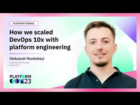 How we scaled DevOps 10x with platform engineering | PlatformCon 2023 Episode cover