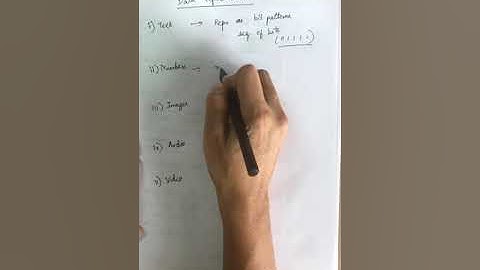 3. #datarepresentation  Computer networks- Data Representation