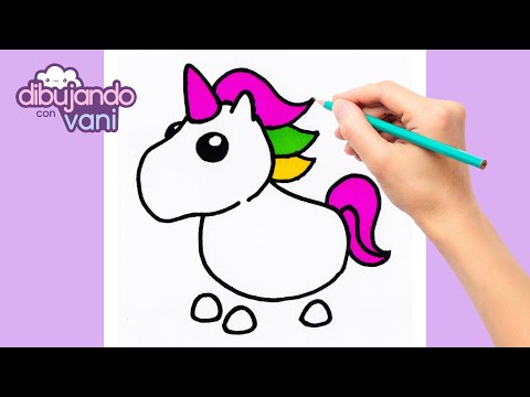 Como Dibujar Al Unicornio De Adopt Me Roblox Dibujos De Roblox Dibuj U Dibujandoconvani - dibujos para colorear roblox chicas