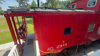 Inside a Historic Railroad Caboose at the Lake Waccamaw Depot Museum North Carolina Railroad History