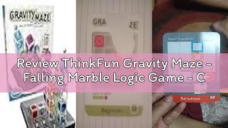 Review ThinkFun Gravity Maze - Falling Marble Logic Game - Challenging STEM Toy for Kids 8-12 - Grav