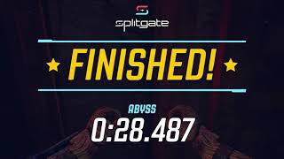 Splitgate Race - Abyss in 28.487