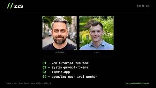 Folge 6: Vom Tutorial zum Tool, System-Prompt-Tokens, llmseo.app & OpenClaw