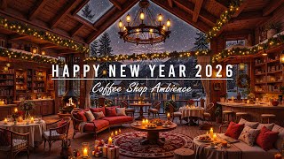 Happy New Year 2026🎉Cozy Winter Coffee Shop Ambience with Smooth Jazz Instrumental Music & Fireworks screenshot 5