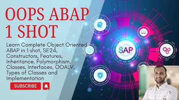 3. OOPS ABAP 1 Shot, Complete Object Oriented Programming in SAP ABAP