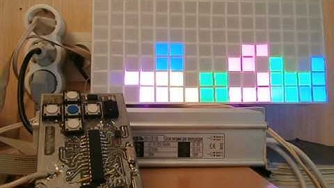 Tetris ATmega8 + IR remote