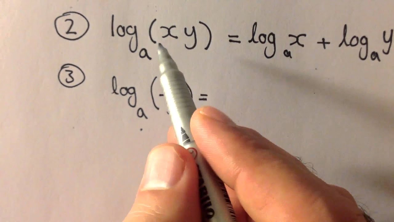 Introduction to logarithm in Pashto language د لو ګاریتم تعریف او قوانین په پښتو