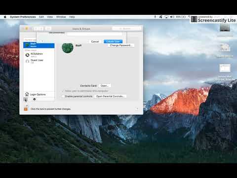 Mac Tips: Change Password, Add User, and Automatic Login