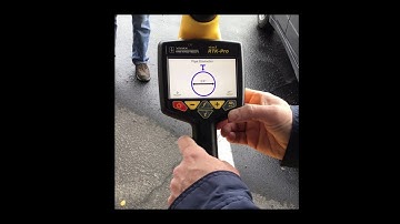 RTK Pro Locator Micro Training  - Creating a new survey and setting pipe diameter
