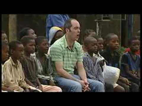 Soccer Aid films - James Nesbitt in Zambia