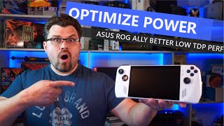 OPTIMIZE CLOCKS On ASUS ROG ALLY - Extracting MAXIMUM PERFORMANCE At LOW TDP!