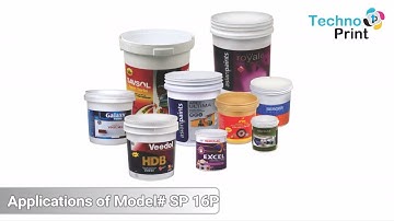 Heat Transfer Printing Machine for Pails Bucket - Techno Print India