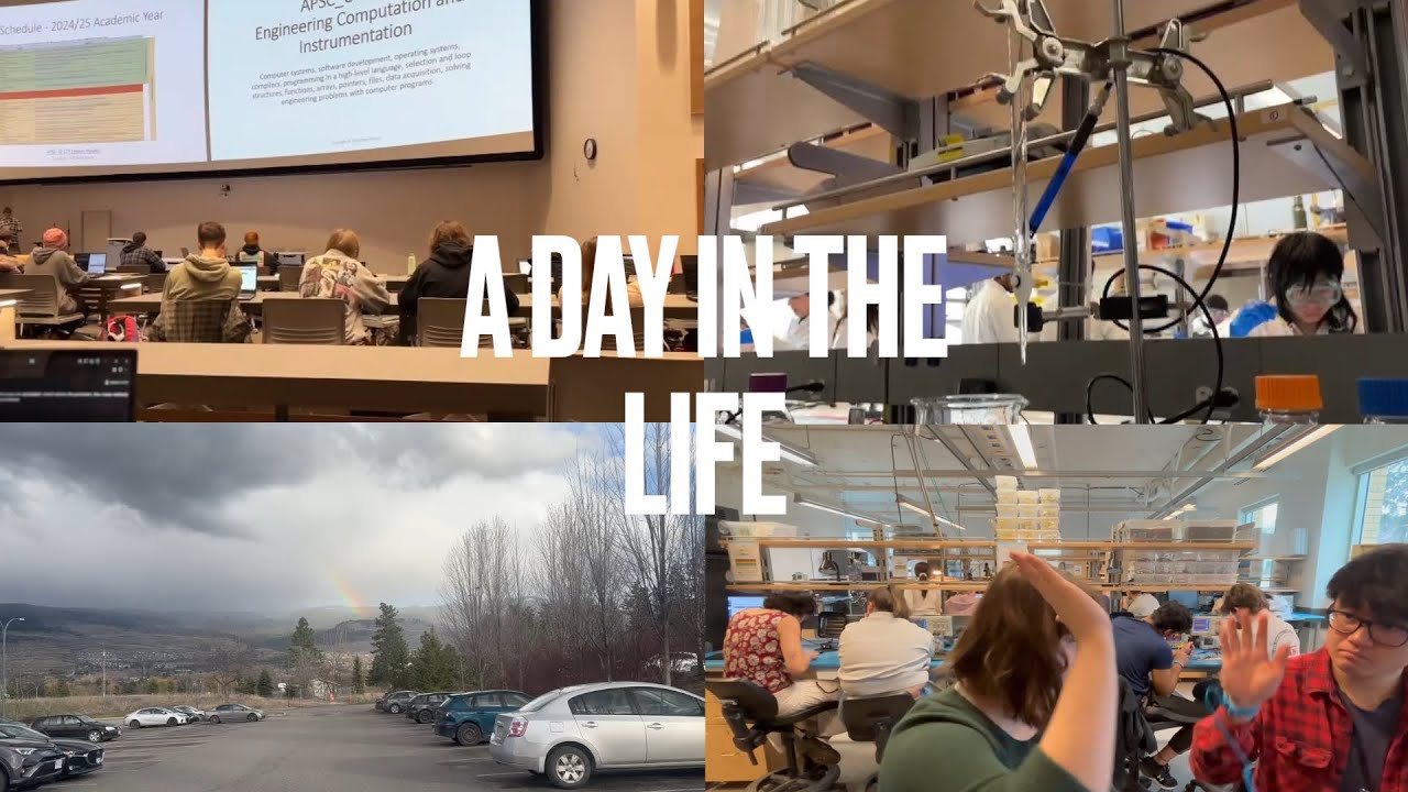 A day in the life of Engineering Students at UBCO - 1st Vs. 3rd Year!