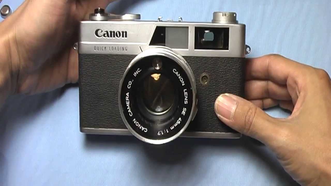 キャノン キャノネットQL17初期型の使い方 CANON CANONET QL17 the first How to use 1960s Rangefinder camera