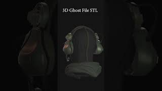 GHOST CALL OF DUTY 3D File STL #shorts #ghost #cod
