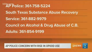 Aransas Pass police seeing sharp increase in drug overdoses