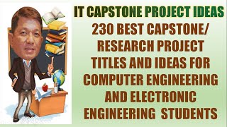 230 Capstone Titles and Ideas for Computer & Electronic Engineering Students | IT Project Research
