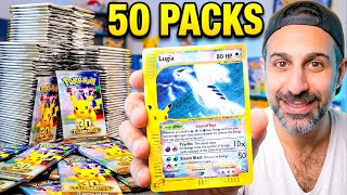 Full Opening 50x Pokemon 30th Celebration Packs! Update
