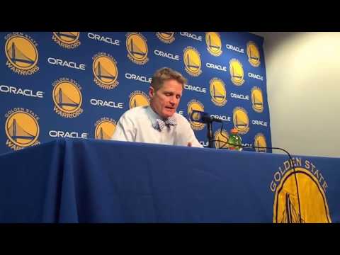 Kerr: "Steph was really going out of his way…worried that if he shot too much…take away from Kevin" - Kerr: "Steph was really going out of his way…worried that if he shot too much…take away from Kevin"