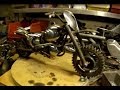 motocross welding scrap metal build