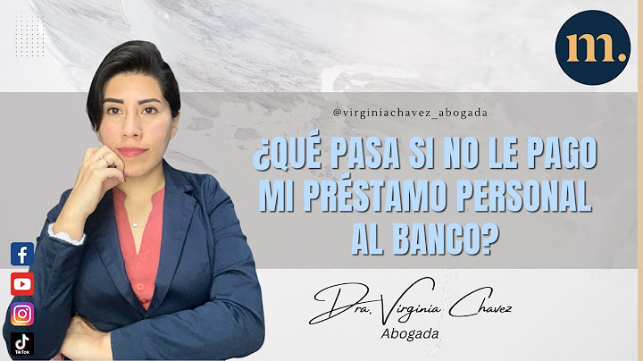😯 ¿QUÉ PASA SI NO LE PAGO MI PRÉSTAMO PERSONAL AL BANCO? 🤔