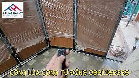 Cổng Lùa Cong 90 Độ Đóng Mở Tự Động Cực Độc - Liên Hệ Lắp Đặt Trọn Gói 0981195359