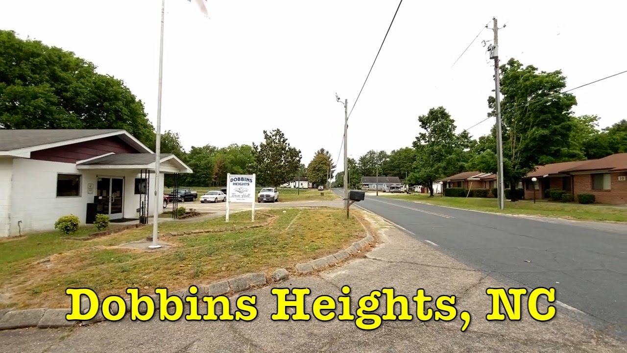 I'm visiting every town in NC Dobbins Heights, North Carolina YouTube