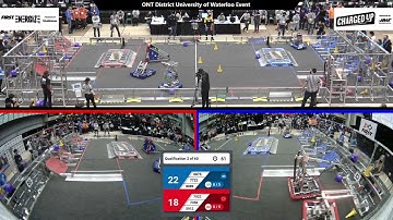 Qualification 2 - 2023 ONT District University of Waterloo Event - Full Field View