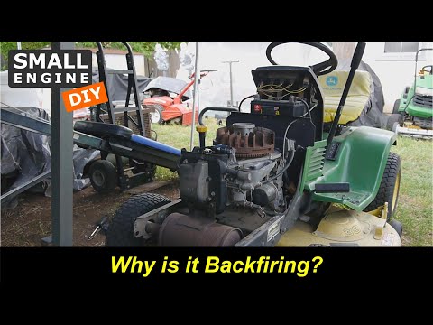 Video: Bakit nag backfire ang aking John Deere mower?